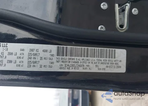 2018 Jeep Compass Latitude 4X4 из США, поврежденный, VIN 3C4NJDBB3JT246070